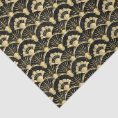 可愛いアールデコ模様タイル 薄葉紙 (詳細)