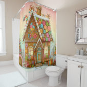 可愛いイジお洒落ャーパン屋 シャワーカーテン (インサイチュ)