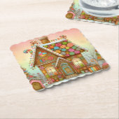 可愛いイジお洒落ャーパン屋 ペーパーコースター (アングル)