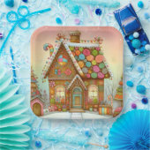 可愛いイジお洒落ャーパン屋 ペーパープレート (パーティー)