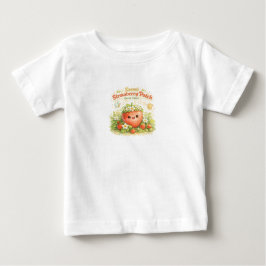 可愛いイチゴのベビー服 ストロベリーパッチ ベビーTシャツ