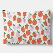 可愛いイチゴ化粧品バッグ アクセサリーポーチ (裏面)