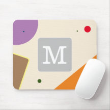 可愛いイニシャル色数々のブロックカラー紫