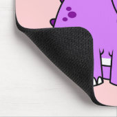 可愛いイラストレーションのトリケラトプス。 マウスパッド (コーナー)