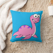 可愛いイラストレーションのネスのモンスター。 クッション (ブランケット)