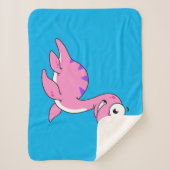 可愛いイラストレーションのネスのモンスター。 シェルパブランケット (正面)