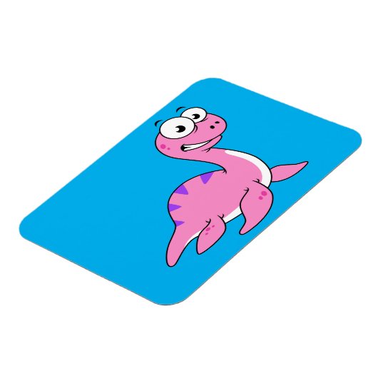 可愛いイラストレーションのネスのモンスター。 マグネット (左側)