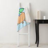 可愛いイラストレーションのベビーPterodactylハッチング。 シェルパブランケット (インサイチュ)