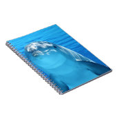 可愛いイルカの海 ノートブック (右側)