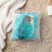 可愛いインコを愛して クッション (ブランケット)