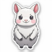 可愛いインスパイアかわいい6 - Capybara Sticker シール (正面)