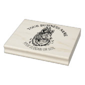 可愛いインディアンキツネカスタム、ビジネス、大 ラバースタンプ (スタンプ)