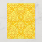 可愛いインディアン結婚ズ象の予算ハルディ招待状 (裏面)