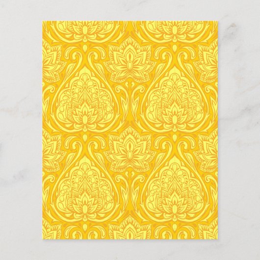 可愛いインディアン結婚ズ象の予算ハルディ招待状 (裏面)