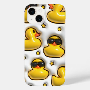 可愛いインフレートバブルゴムアヒルのタンブラー Case-Mate iPhone 14ケース
