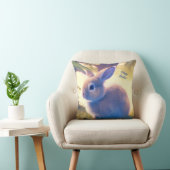 可愛いイースターバニー、ハッピーイースター- personalizable クッション (椅子)