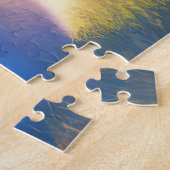 可愛いイースターバニー、ハッピーイースター- personalizable ジグソーパズル (側面)