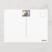 可愛いイースターバニー、ハッピーイースター- personalizable ポストカード (裏面)