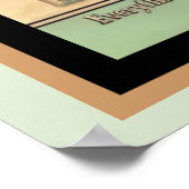 可愛いウォッシュオマティックなヴィンテージ広告ポスター ポスター (角)