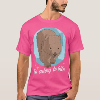 可愛いウォンバット可愛いオーストラリアのウォンバット Tシャツ