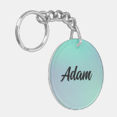 可愛いウォーターカラーキーチェーン キーホルダー (正面左)