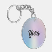 可愛いウォーターカラーキーチェーン キーホルダー (正面左)