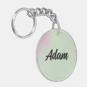 可愛いウォーターカラーキーチェーン キーホルダー (正面左)