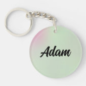 可愛いウォーターカラーキーチェーン キーホルダー (正面)