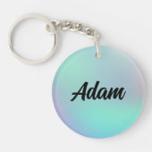 可愛いウォーターカラーキーチェーン キーホルダー (正面)