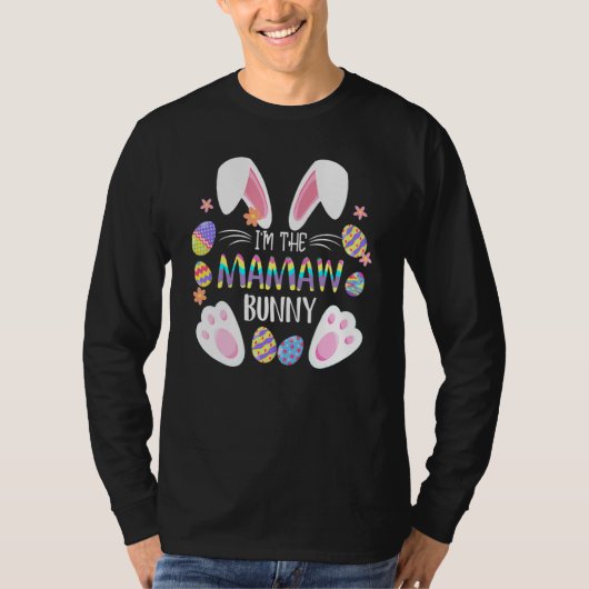 可愛いウサギの耳I'm the Mamaw Bunny Matching East Tシャツ (正面)