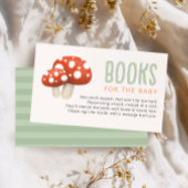 可愛いウッドランドのキノコ赤ちゃんシャワー予約リクエスト エンクロージャーカード