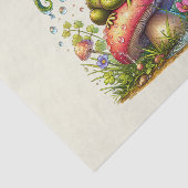 可愛いウッドランドの動物がカエルを切り離す 薄葉紙 (詳細)