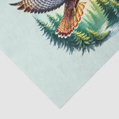 可愛いウッドランドの動物がソアリングイーグルを切り離す 薄葉紙 (詳細)