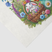 可愛いウッドランドの動物がフォックスウサギを分離 薄葉紙 (詳細)