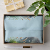 可愛いウッドランドの動物がフクロウのアナグマ 薄葉紙 (ギフト)