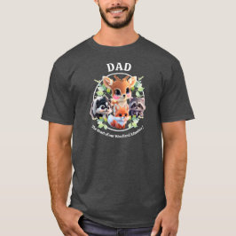 可愛いウッドランドの友人フォックススカンクアライグマ鹿 Tシャツ
