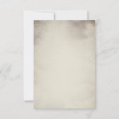 可愛いウッドランドテディベア男の子ベビーシャワー サンキューカード (裏面)