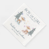 可愛いウッドランドディアウィンターベビージェンダー公開 (コーナー)