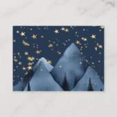 可愛いウッドランドナイトアニマルおむつラッフル エンクロージャーカード (裏面)