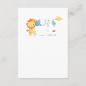 可愛いウッドランドブックリクエストのエンクロージャカード エンクロージャーカード (裏面)