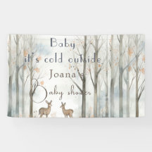 可愛いウッドランドベビーシャワー