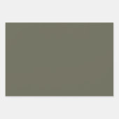 可愛いウッドランド動物の森の木ベビーシャワー ラッピングペーパーシート (正面3)