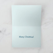 可愛いウッドランド動物クリスマスグリーティングカード シーズンカード (内部)