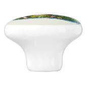 可愛いウッドランド動物愛好家カエル セラミックノブ (側面)