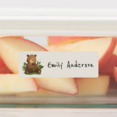 可愛いウッドランド森林動物学校保育園 ラベル (貼付)