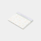 可愛いウッドランド生き物パターン赤ちゃんシャワー ポストイット (アングル)