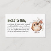 可愛いウッドランド・フレンズベビー エンクロージャーカード (正面)