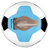 可愛いウールのサイのエラスマニウム漫画 サッカーボール (回転)