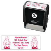 可愛いウールのサイのエラスマニウム漫画 セルフインキングスタンプ (インサイチュ)