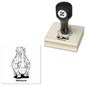 可愛いウールのサイのエラスマニウム漫画 ラバースタンプ (押印)